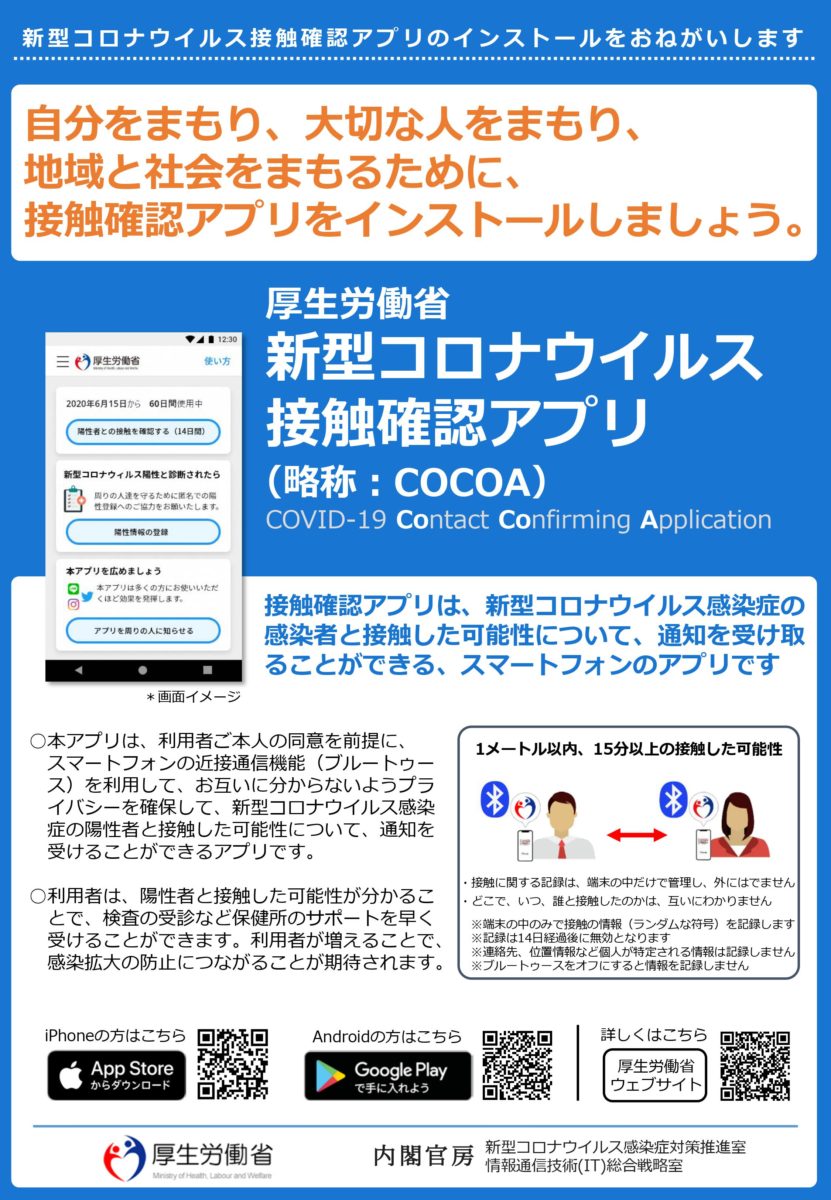 Covid 19 Contact Confirming Application 豊田市国際交流協会